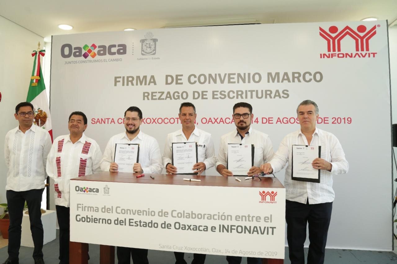 INFONAVIT y Gobierno de Oaxaca firman convenio para regularizar escrituras  : Inmobiliare