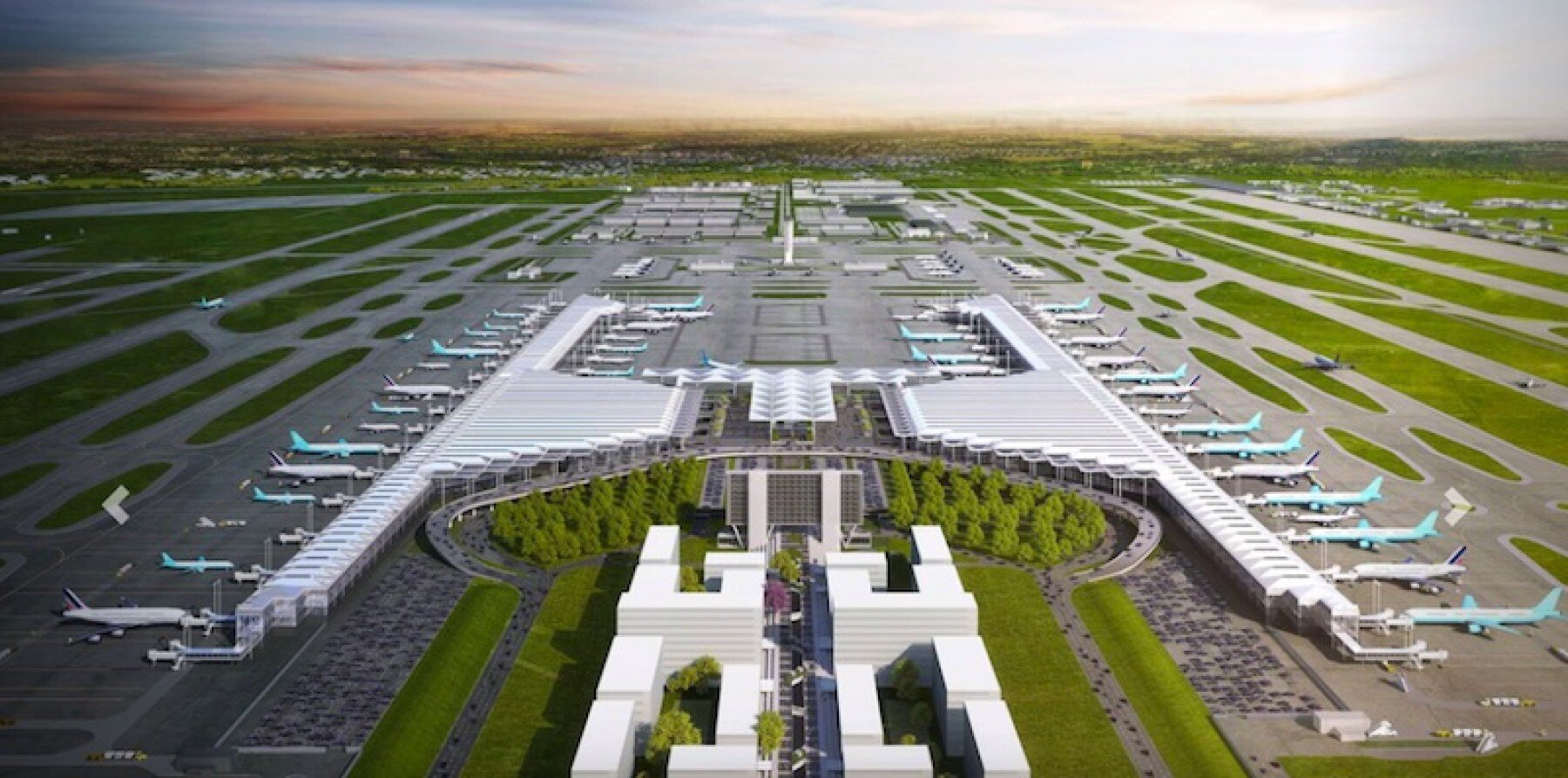 Aeropuerto de Santa Lucía lleva un 55% de avance en la construcción :  Inmobiliare