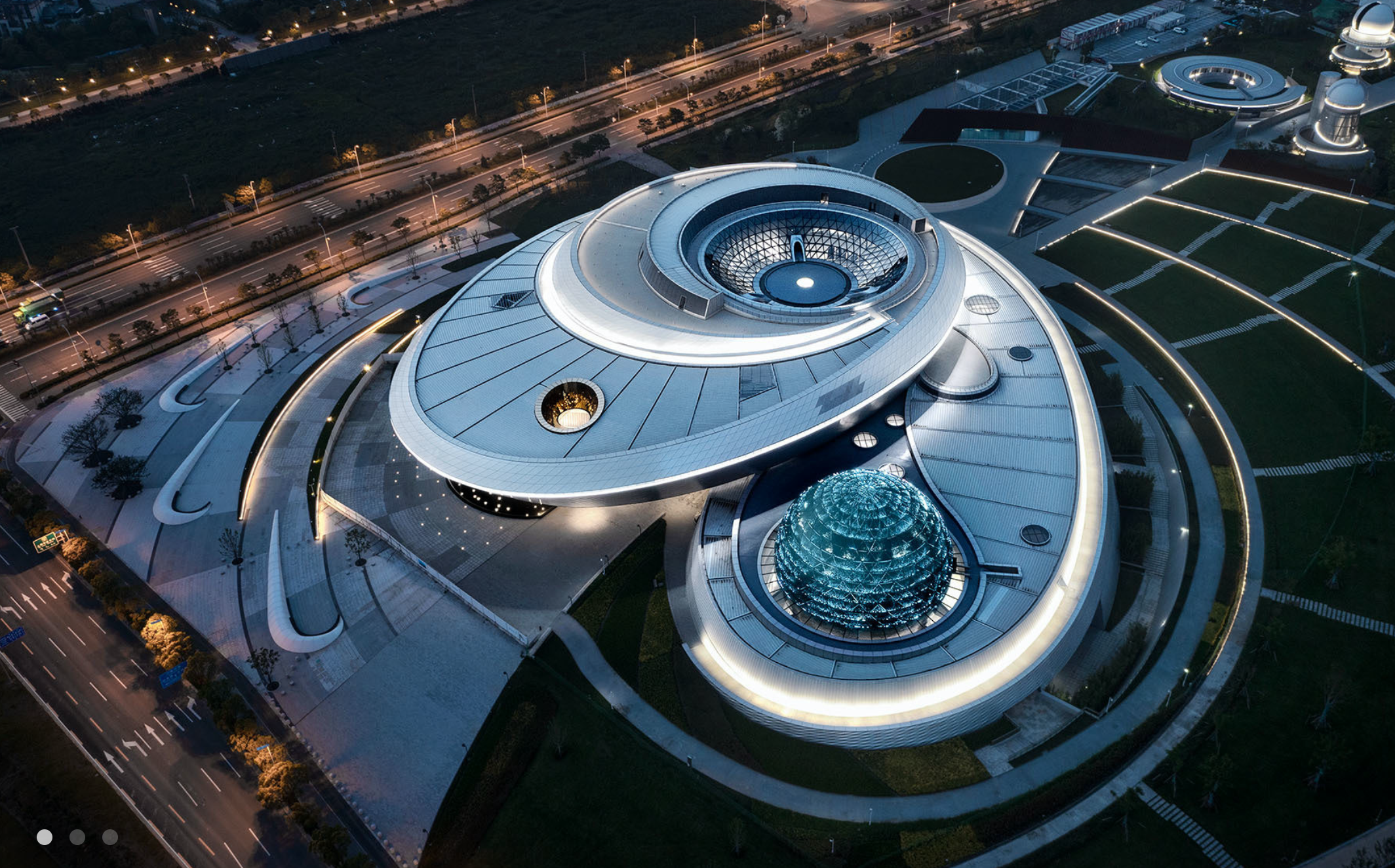 El planetario de Shanghái, el más grande del mundo, se inauguró en China