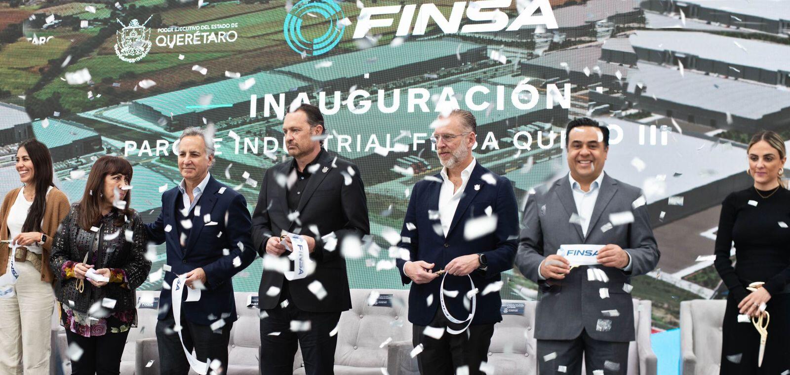 Finsa inaugura su tercer parque industrial en Querétaro
