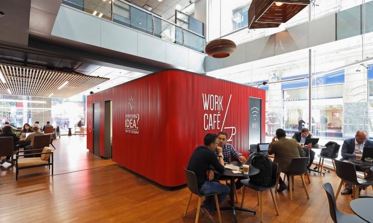 Work Café, el modelo de oficina networking del banco Santander