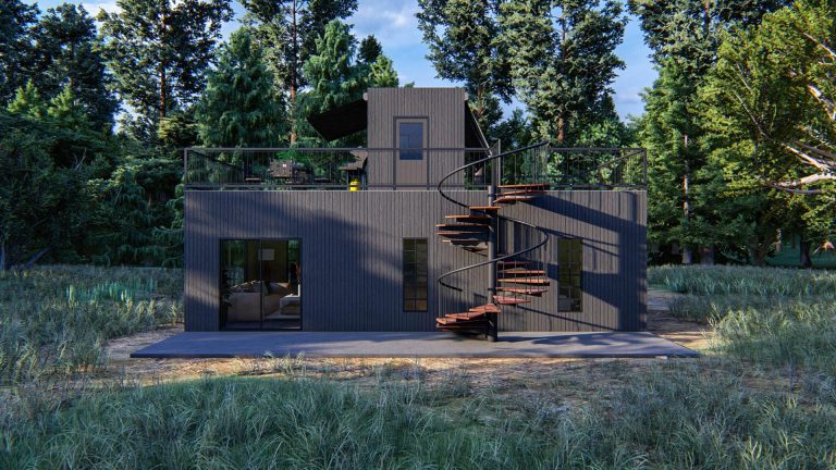 Getaway Pad, el modelo de casa prefabricada de The Home Depot