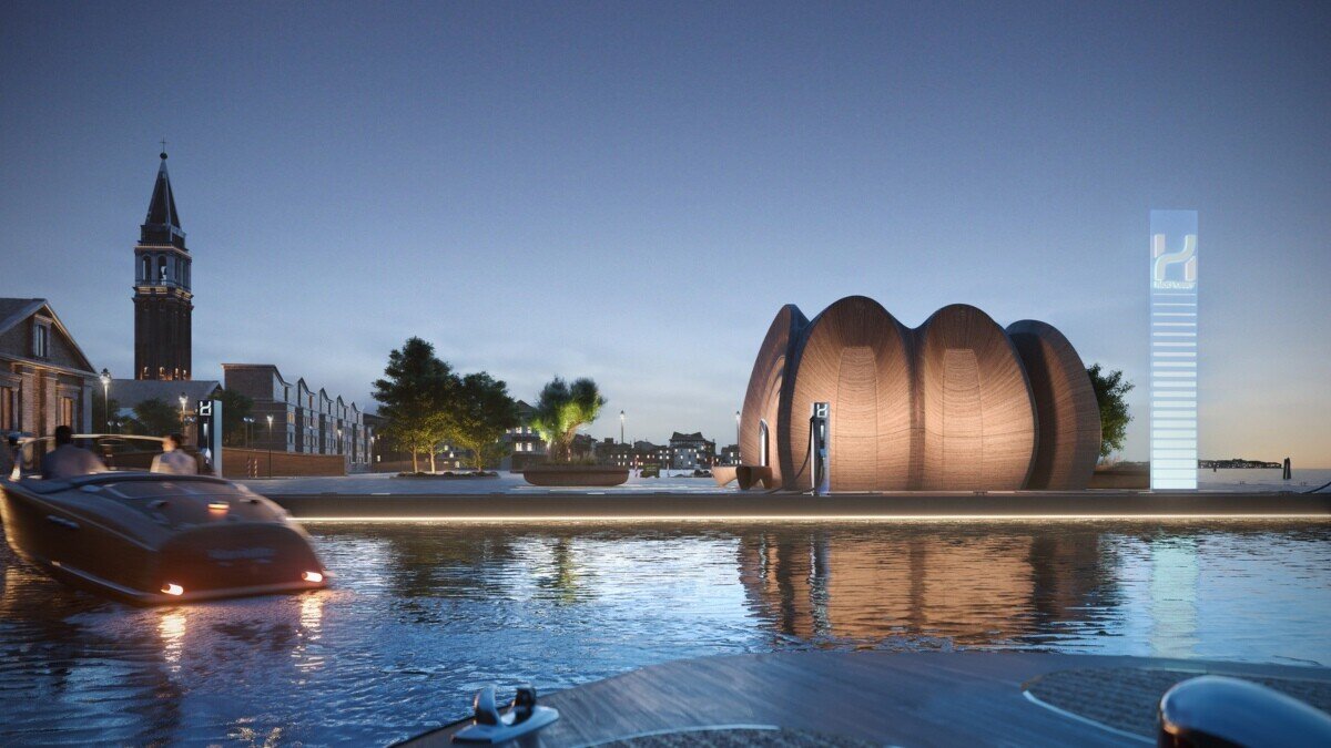 Zaha Hadid Architects presenta diseño para estaciones de hidrógeno 