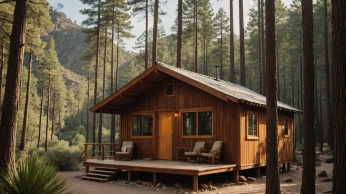 venue/architecture

Cabaña de madera de Wander Cabins en el bosque. Nuevo destino turístico en México para el sector Inmobiliare Summits y real estate.