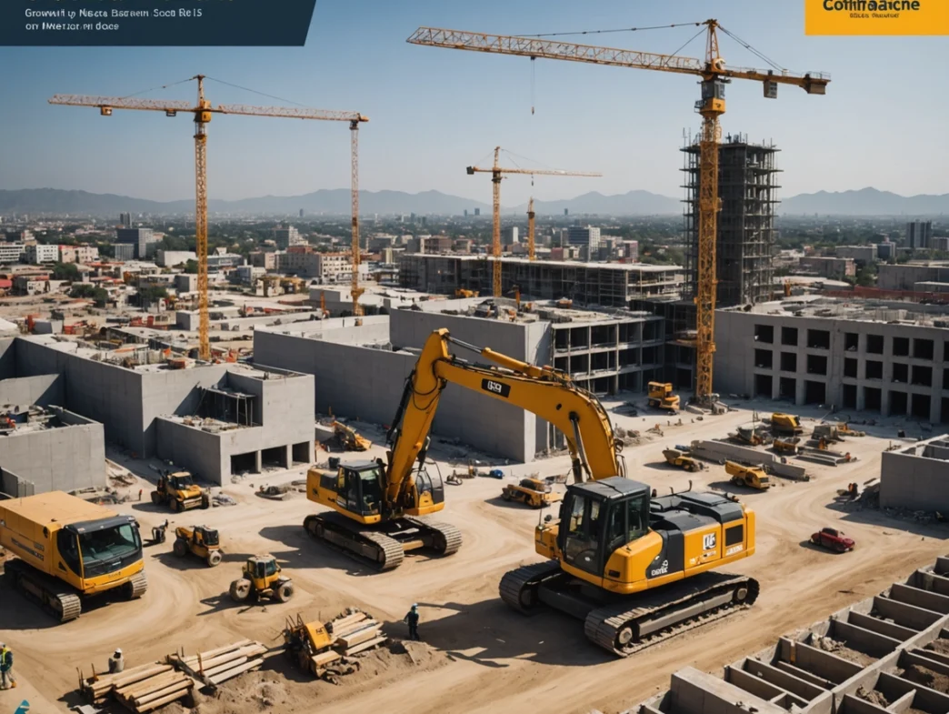 venue/architecture

Construcción inmobiliaria en México. Grúas y excavadoras en obra. Sector de bienes raíces en LATAM.
