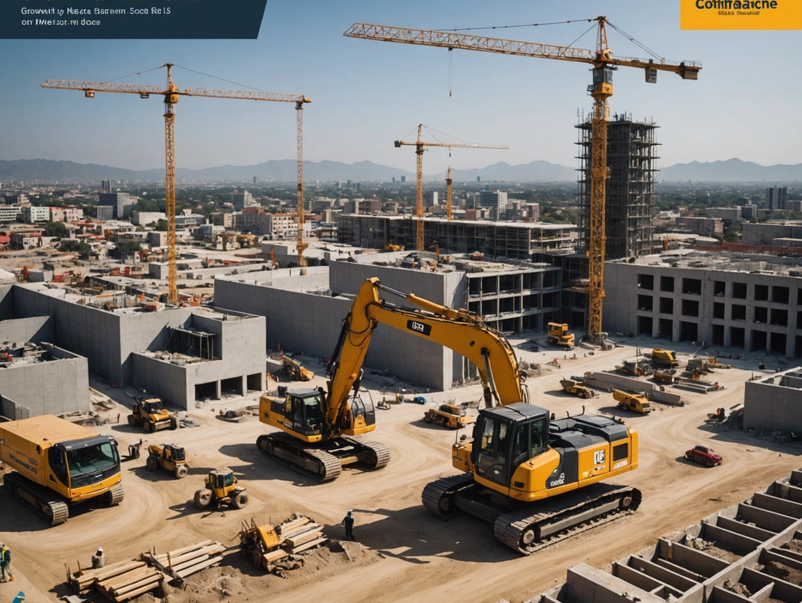 venue/architecture

Construcción inmobiliaria en México. Grúas y excavadoras en obra. Sector de bienes raíces en LATAM.