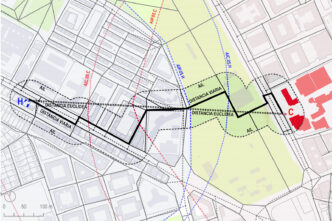 Venue/Architecture.

Mapa de desarrollo urbano en LATAM. Diseño de distancias viarias y euclídeas en proyecto de Inmobiliare Summits. Planificación urbana.