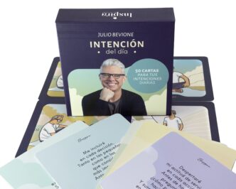 Producto Julio Bevione. Juego de cartas Intención del día para tus intenciones diarias. Ideal para conferencias y eventos Inmobiliare Summits México y LATAM.