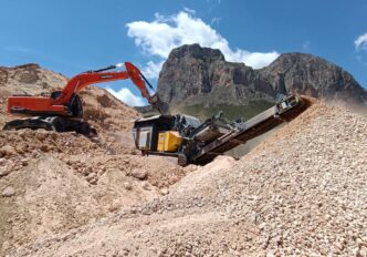 city/destination
Excavadora Doosan trabajando en una mina. Desarrollo de construcción en México. LATAM.