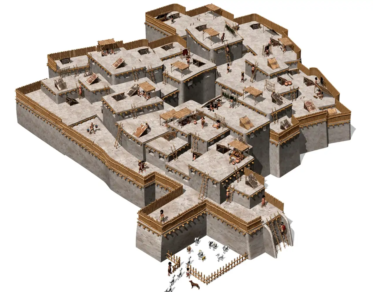 Venue/architecture.
Vista aérea de Tiangang Village, China, un nuevo museo espiral de arte. Diseño arquitectónico único. Inmobiliare Summits, real estate.