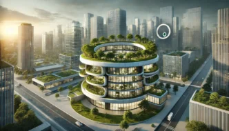 Venue/architecture.

Diseño conceptual de inmueble circular con vegetación en la ciudad, presentado en Inmobiliare Summits. Arquitectura sostenible en real estate México.
