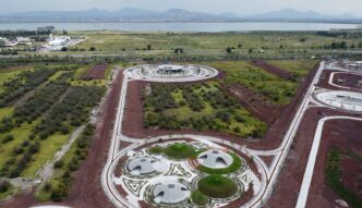 venue/architecture
Vista aérea del nuevo parque del lago de Texcoco, México. Un proyecto de Inmobiliare Summits para el desarrollo de la ciudad y el real estate.