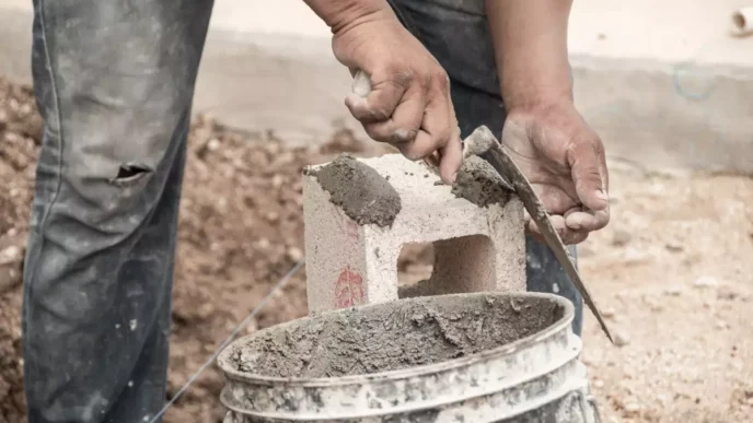 Venue/architecture.

Construcción de vivienda en México. Albañil aplicando cemento, un enfoque en la autoproducción de vivienda sustentable en Inmobiliare Summits.