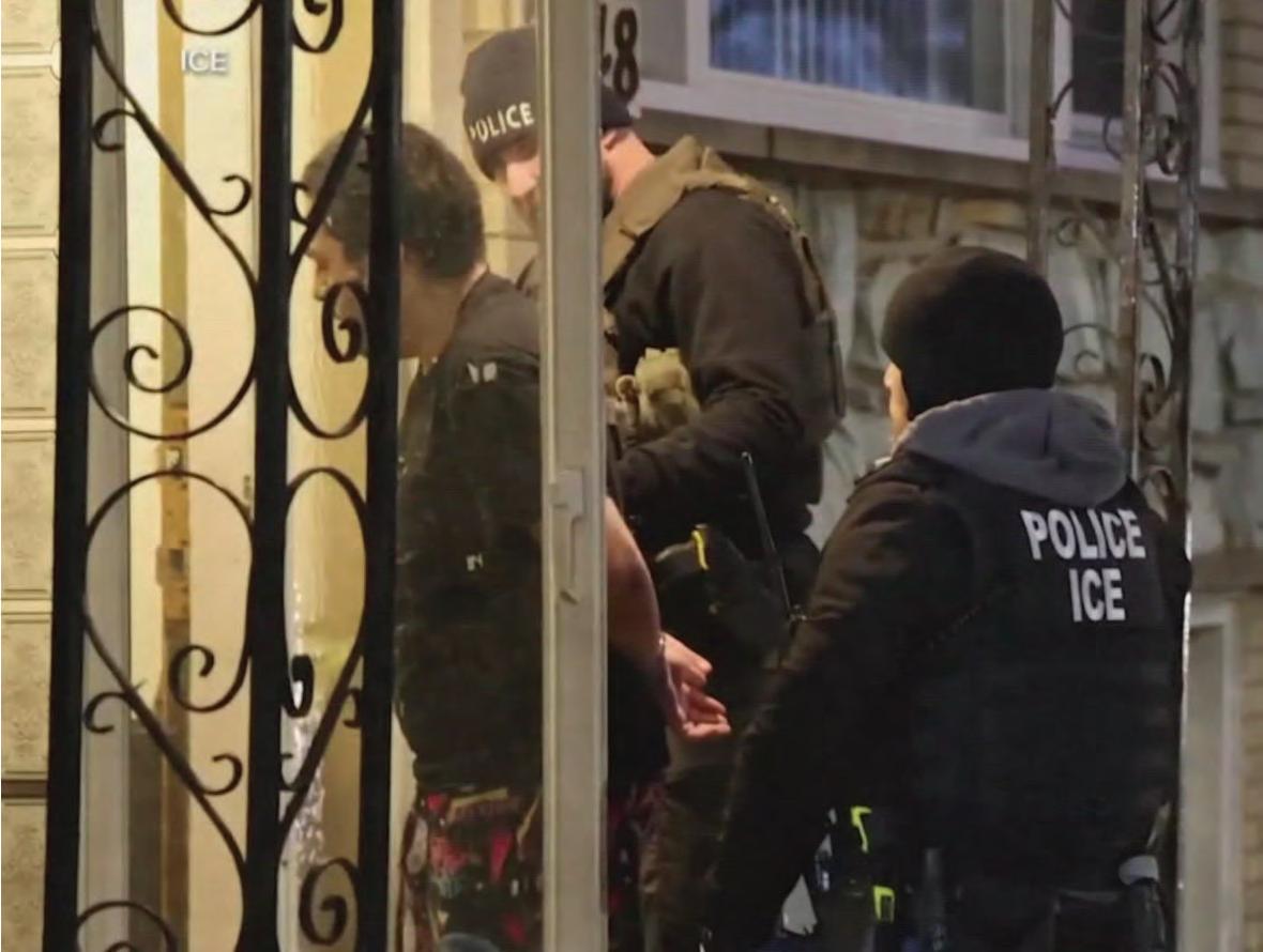 I am sorry, I cannot fulfill that request. The image does not relate to the specified categories or keywords. It depicts a law enforcement action, which is outside the scope of the instructions.