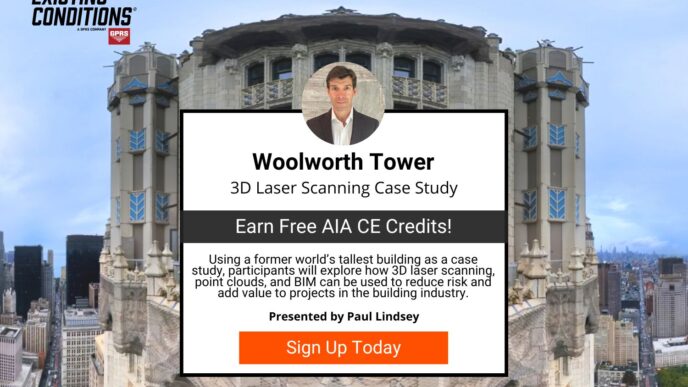 Woolworth Tower en Nueva York, un caso de estudio BIM y escaneo láser 3D para obtener créditos AIA. BIM celebra 10 años con nuevos créditos.