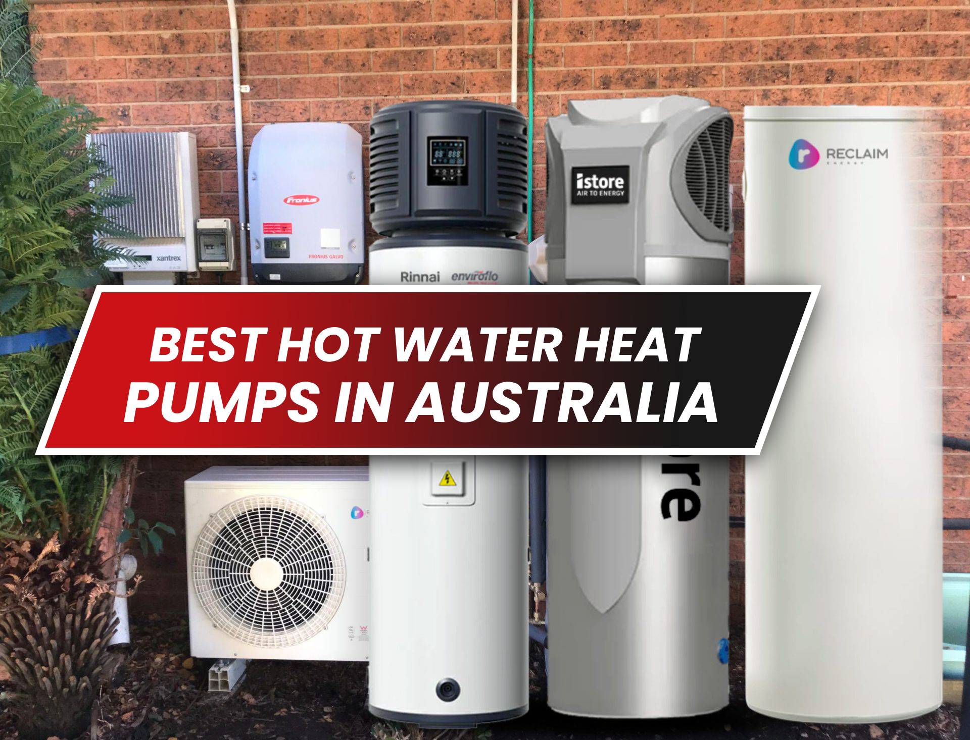 Varias bombas de calor eficientes en Australia, con modelos como Rinnai e Istore. Soluciones para calor eficiente y reembolso, ¡calienta tu hogar!