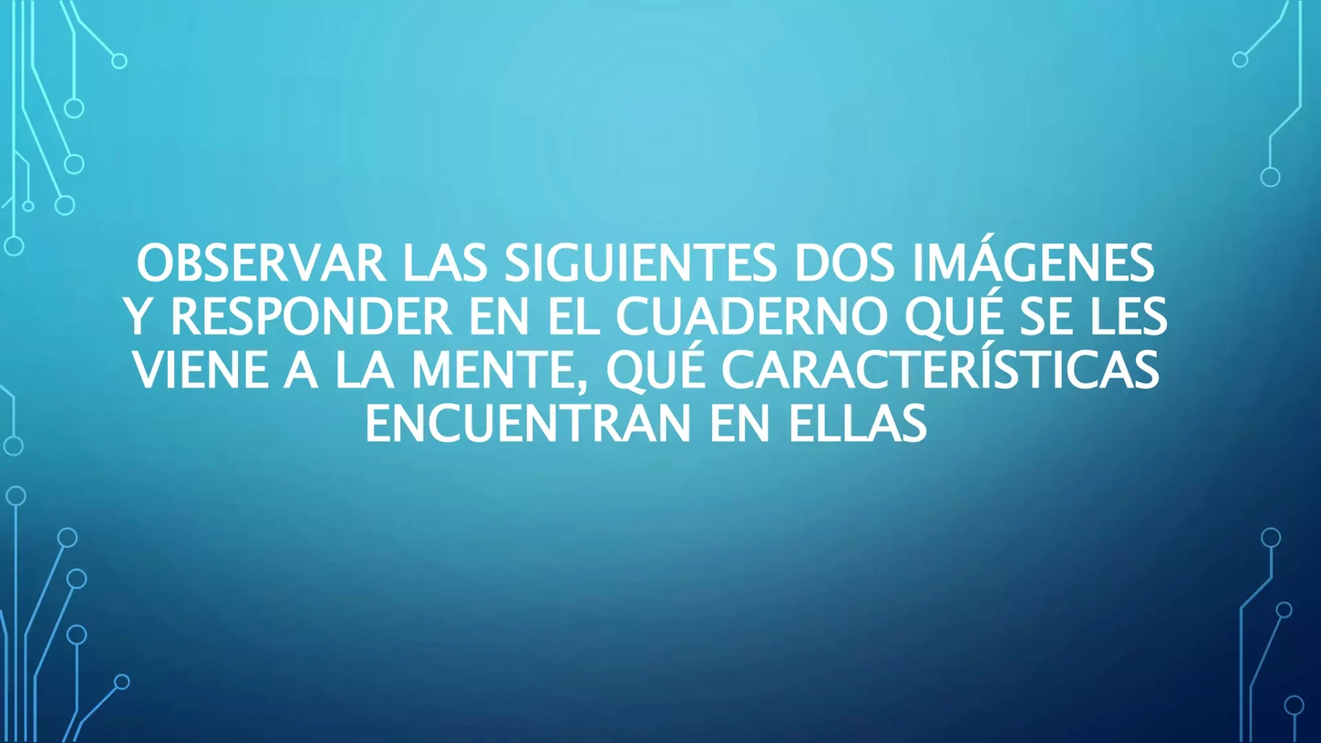 Sponsors/branding.

Texto en pantalla azul con instrucciones para observar imágenes y responder. Inmobiliare Summits.