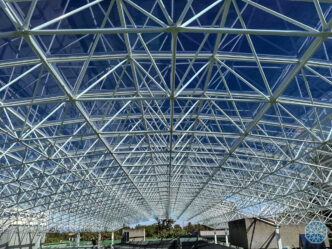 Venue/architecture.

Estructura del domo en el venue de Inmobiliare Summits, evento de real estate en Querétaro, México. Arquitectura moderna para conferencias LATAM.