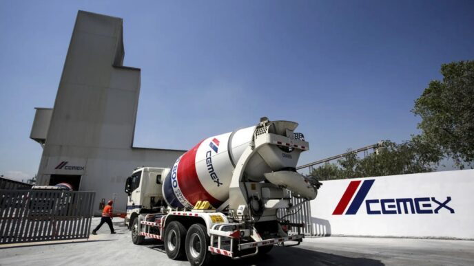 sponsors/branding
Camión de Cemex en planta. Cemex desarrolla un enfoque para reducir emisiones de carbono en la industria de real estate en México y LATAM.