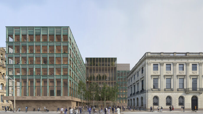 venue/architecture
Diseño arquitectónico de Sir David Chipperfield, ganador del Premio Pritzker 2023. Edificios modernos en la ciudad. Inmobiliare Summits.