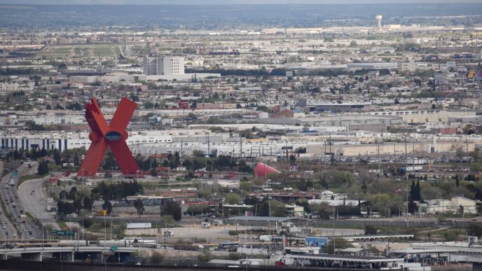city/destination
Vista aérea de Ciudad Juárez, México, con el monumento La X. Destino de Inmobiliare Summits, evento de real estate LATAM.