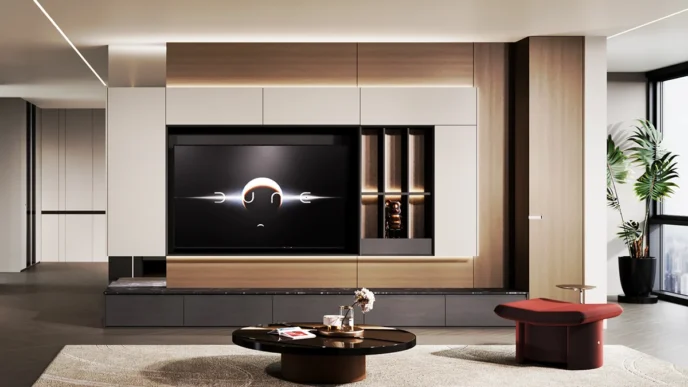 venue/architecture

Diseño interior moderno con mueble de TV y mesa de centro. Espacio elegante para evento real estate Inmobiliare Summits en México.