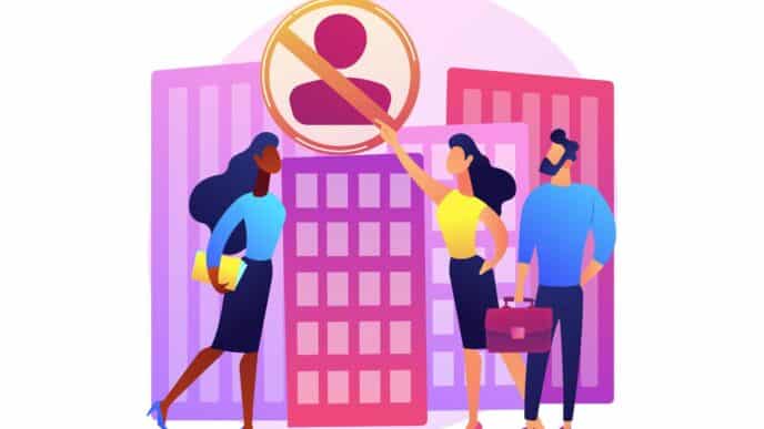 speakers/headshot
Ilustración de personas frente a edificios con símbolo de prohibido. Concepto de prácticas monopólicas en real estate en México.