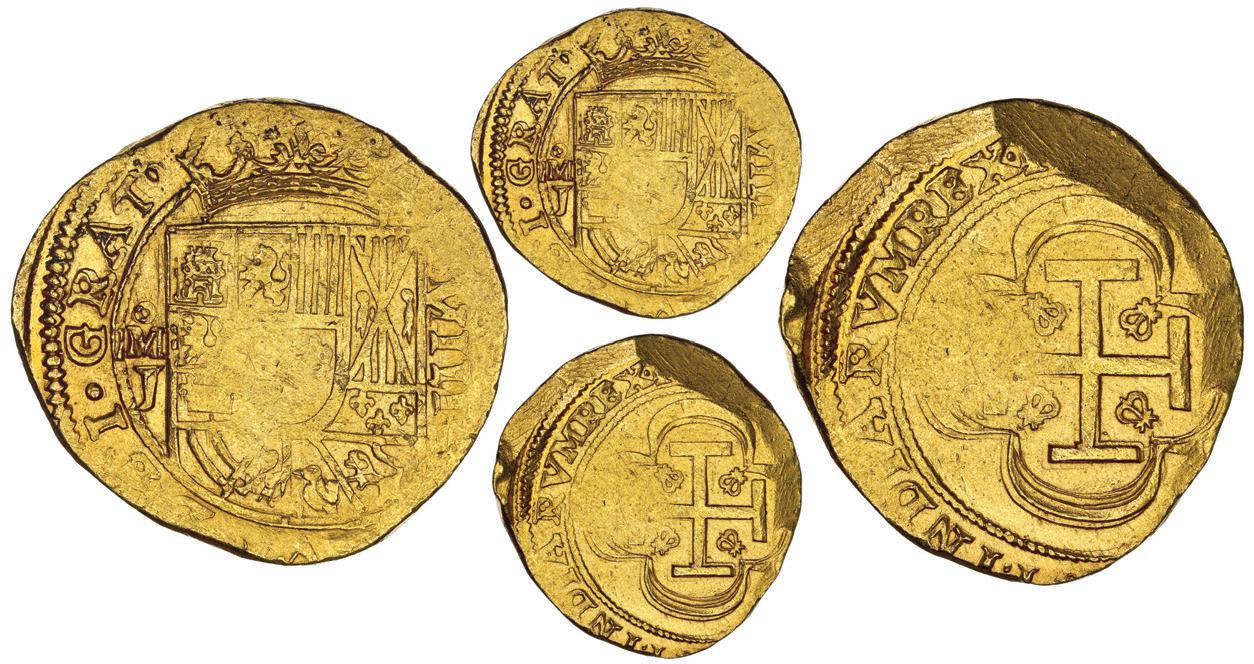 Monedas antiguas de oro, símbolos de riqueza e historia. Tesoros de valor incalculable. #Mexico #LATAM #InmobiliareSummits