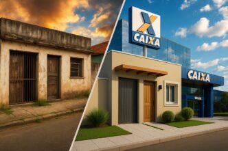 Inversión Credit Casa: compara la casa antigua con la moderna sucursal de CAIXA. El único fondo con rendimientos que transforma tu futuro.