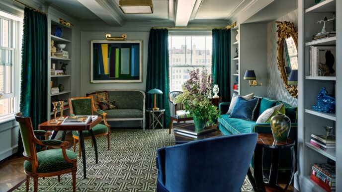 venue/architecture

Diseño interior de sala de estar en México. Muebles clásicos y decoración elegante. Espacio residencial de Inmobiliaria Siena.