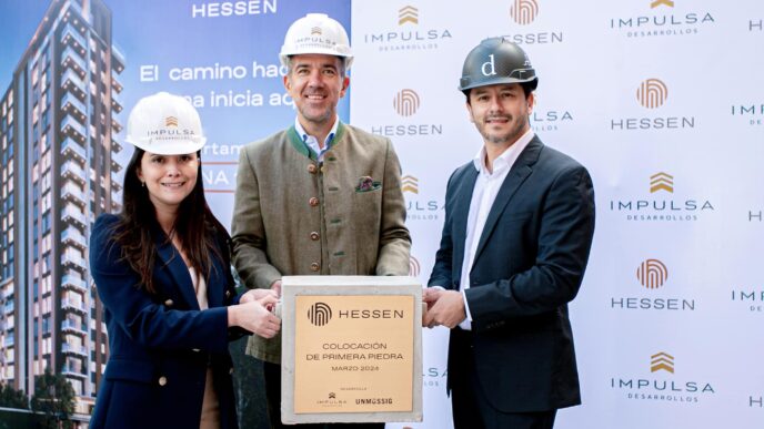 Venue/architecture.

Colocación primera piedra Hessen, marzo 2024. Inmobiliare Summits impulsa desarrollos real estate en México.