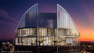 Venue/architecture.

Diseño arquitectónico de edificio sede de Inmobiliare Summits. El inmueble destaca en el horizonte de la ciudad. Real estate LATAM.