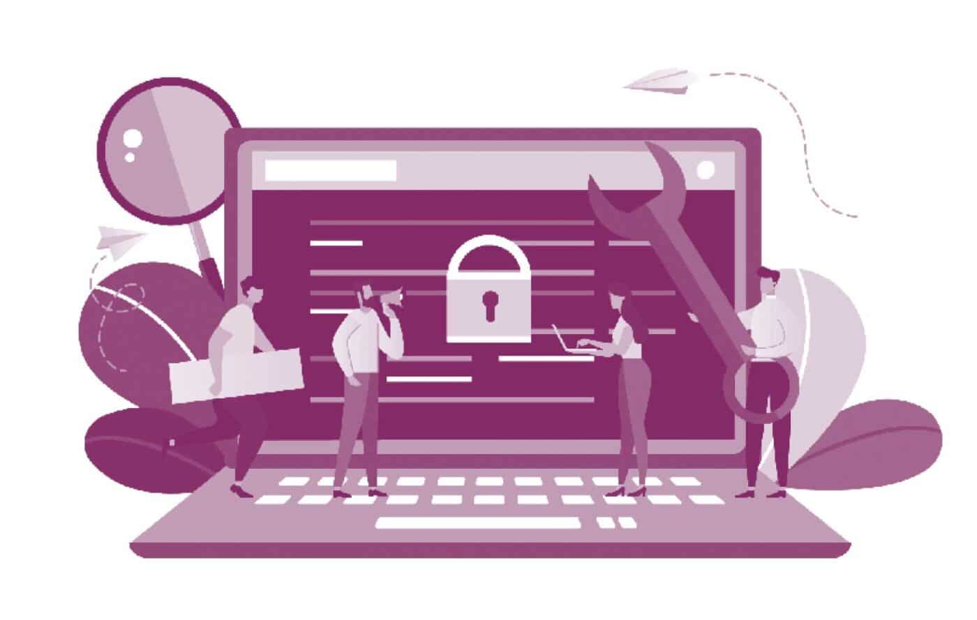 sponsors/branding

Ilustración conceptual de seguridad digital. Equipo trabajando en la protección de datos. Inmobiliare Summits, real estate, LATAM.