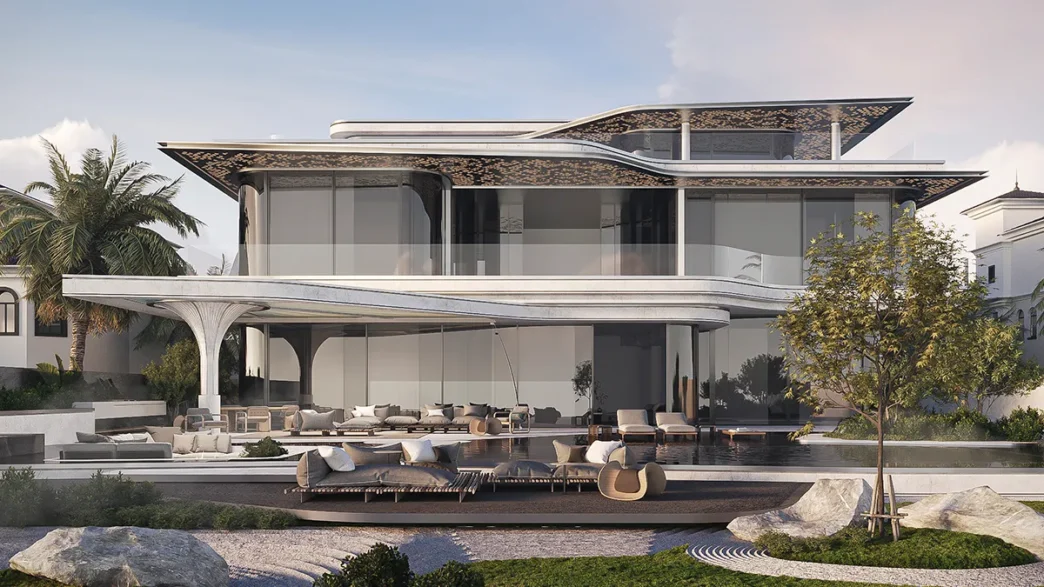 Venue/architecture.

Villa de lujo Dragonfly en Dubái, inspirada en Dune. Diseño innovador presentado en Inmobiliare Summits, conferencia de real estate en LATAM.