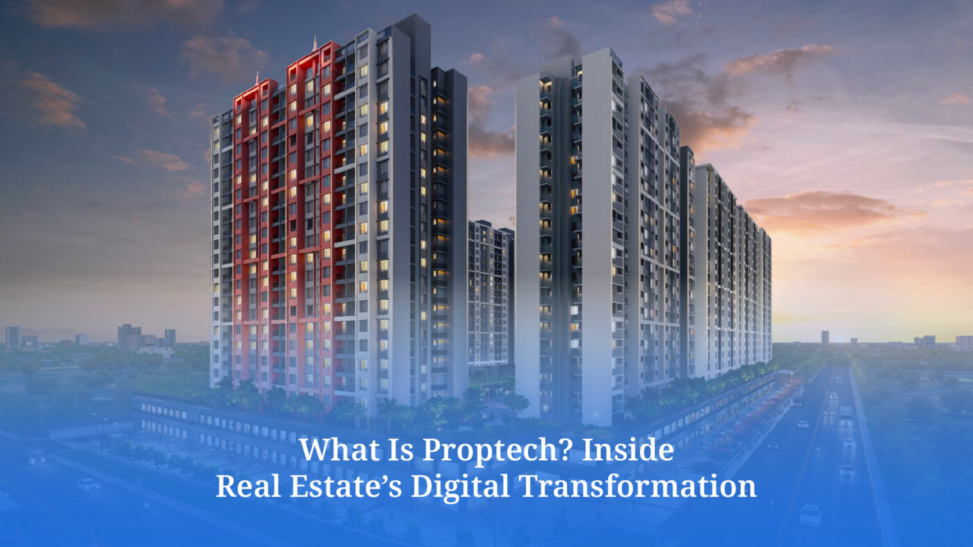 Edificios modernos que representan el auge de Proptech en la transformación del Real Estate. Innovación y tecnología en bienes raíces.