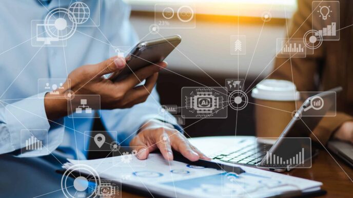 networking/expo
Asistentes interactúan con tecnología en Inmobiliare Summits. Innovación digital en real estate, LATAM. Conferencia en México.