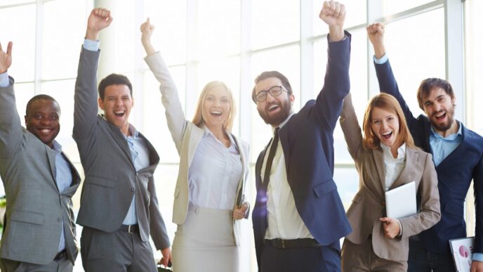 networking/expo
Grupo diverso de asistentes celebra el éxito en Inmobiliare Summits. Networking de real estate en conferencia LATAM.