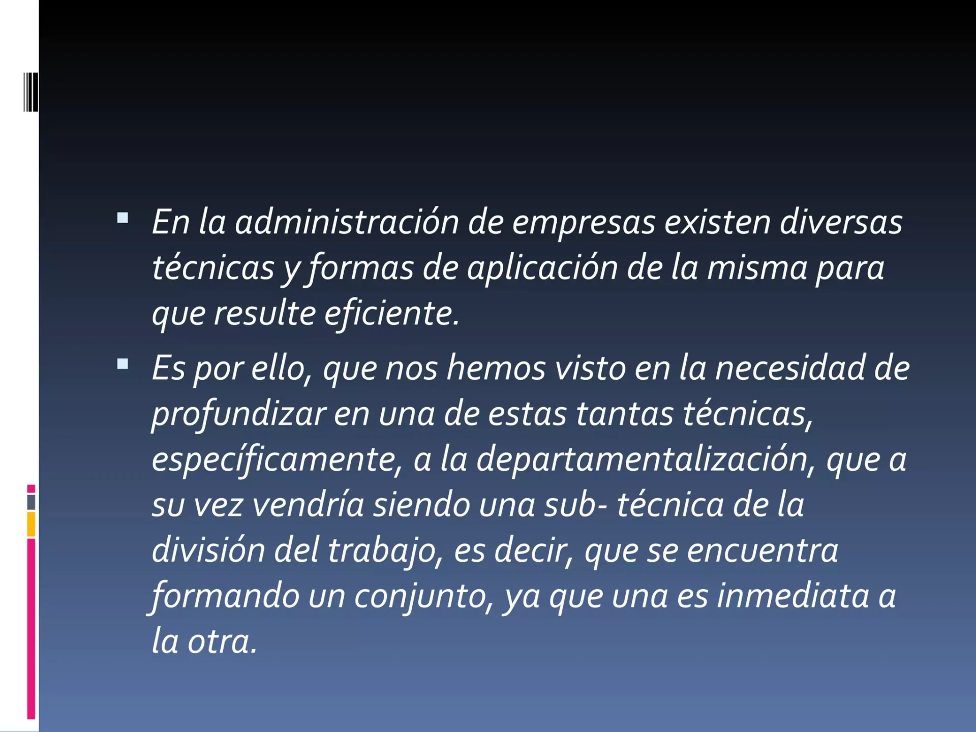 venue/architecture

Slide de presentación en Inmobiliare Summits, conferencia sobre real estate. Texto sobre técnicas de administración empresarial. México, LATAM.