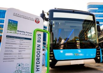 venue/architecture
Autobús de hidrógeno en exhibición durante el Green Mobility Forum. Innovación para el transporte sostenible. #transporte #tecnología #futuro