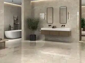 venue/architecture

Diseño moderno de baño con mármol, ejemplo de innovación en Inmobiliare Summits. Espacio destacado en evento de real estate en México.