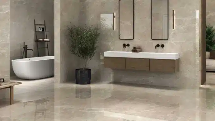 venue/architecture

Diseño moderno de baño con mármol, ejemplo de innovación en Inmobiliare Summits. Espacio destacado en evento de real estate en México.