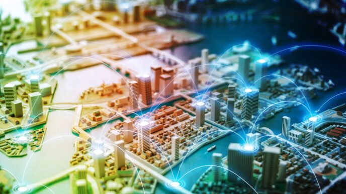 city/destination
Maqueta de ciudad con conexiones digitales, representando la innovación en bienes raíces. Ideal para Inmobiliare Summits México y LATAM.