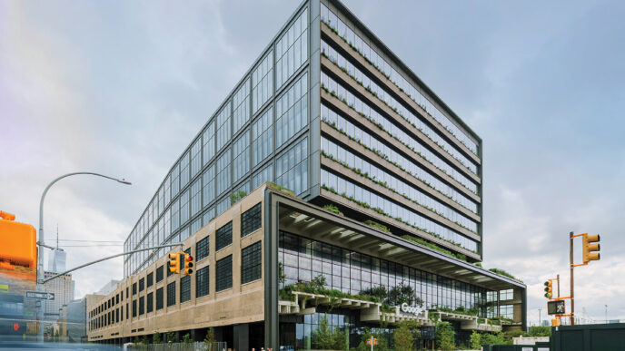 Venue/Architecture.
Nuevo edificio sostenible de Google en Nueva York. Arquitectura moderna para Inmobiliare Summits, real estate LATAM.