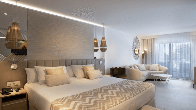 venue/architecture
Habitación de hotel Accor en Argentina. Diseño moderno y elegante para el sector real estate. Nuevo hotel en zona industrial.