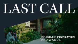 Sponsors/branding.

ÚLTIMA LLAMADA. Holcim Foundation Awards, evento de real estate. Arquitectura y diseño sostenible. Inmobiliare Summits.