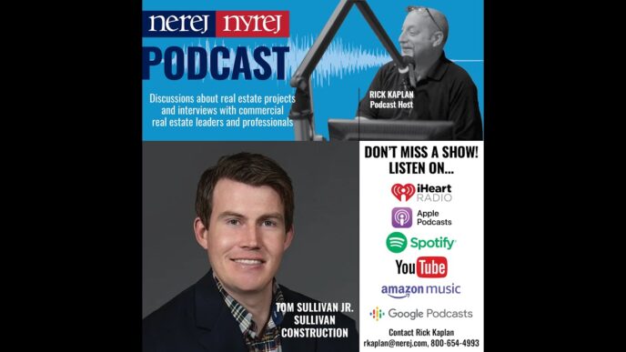 speakers/headshot
Tom Sullivan Jr., experto en real estate, comparte su visión en podcast. Escúchalo en plataformas como Spotify y YouTube.