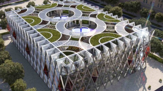 Venue/architecture.

Diseño arquitectónico del recinto para Inmobiliare Summits, conferencia de real estate en México. Innovador espacio para eventos LATAM.