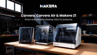 Máquinas CNC de escritorio Makera Carvera, Carvera Air y Makera Z1. Soluciones inteligentes y versátiles para todos. Innovación tecnológica.