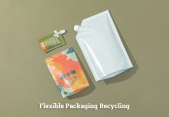 Muestra de innovación en reciclaje de plásticos flexibles: pouches reutilizables y sostenibles. Impulsa la economía circular y reduce residuos.