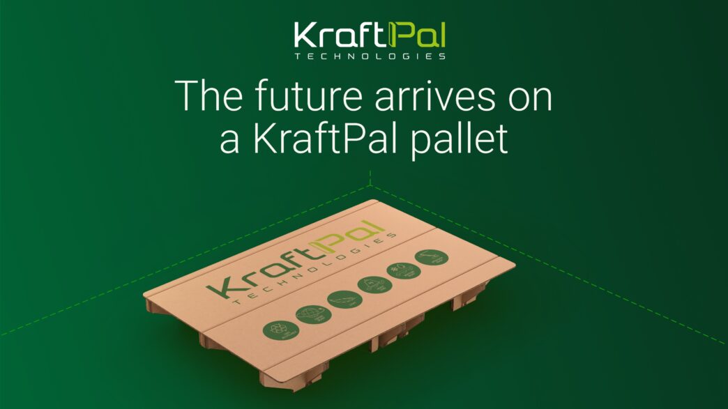 Pallet KraftPal: innovación sostenible para redes de distribución. Diseño ecológico y eficiente para el futuro del transporte. Pallet network.